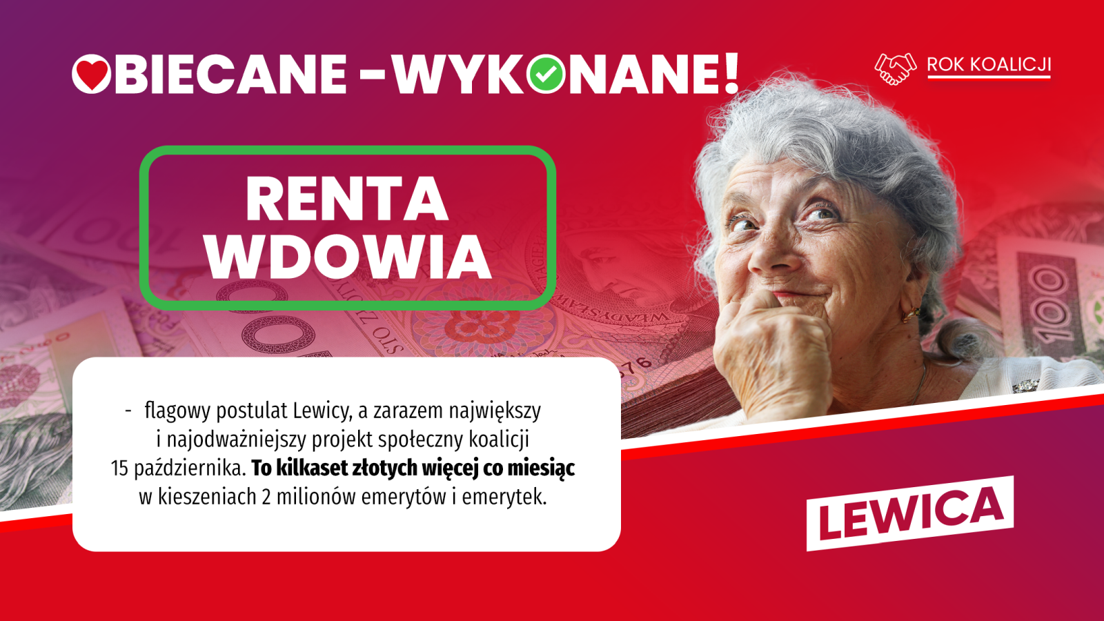 Renta Wdowia poziom